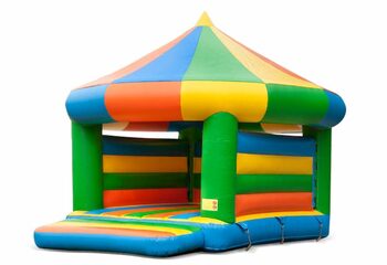 Buy a carousel bouncy castle in a standard theme for children. Order bouncy castles online at JB Inflatables UK