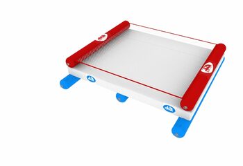 Opblaasbaar sup parcours obstakel waar je doorheen moet kruipen op het water kopen 