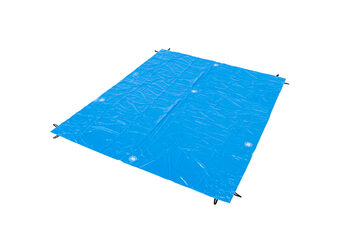 Buy a groundsheet of 9 meters by 6 meters for under an inflatable in blue