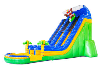 Buy inflatable water slide Waterslide D22 Hawaii with a tropical theme