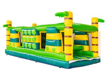 Obstacle course module Gate Dodger with palm tree in crocodile theme