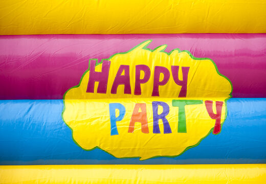 Buy indoor multifun bouncer with slide in party theme with 3D object on the roof for kids. Order bouncers online at JB Inflatables UK