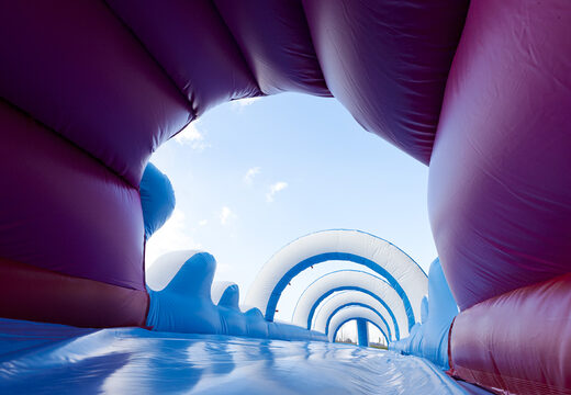 Order inflatable 18m long belly slide in shark theme for kids. Buy inflatable belly slides now online at JB Inflatables UK