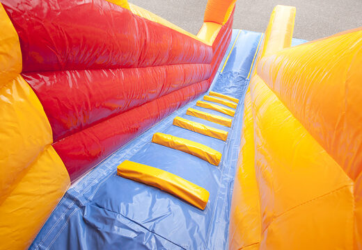 Buy a spectacular clown themed inflatable slide with fun prints for kids. Order inflatable slides now online at JB Inflatables UK