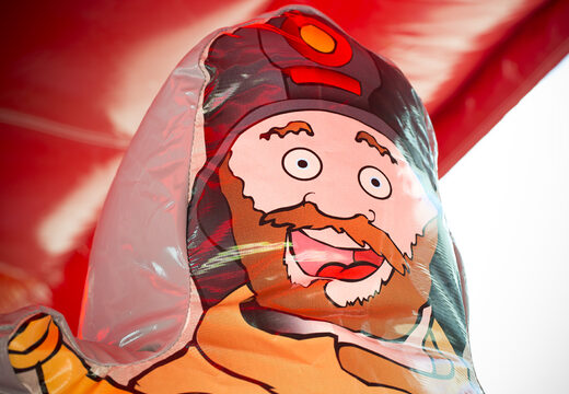 8 meter long fire brigade inflatable obstacle course for children. Buy inflatable obstacle courses online now at JB Inflatables UK