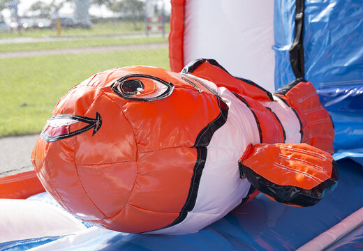 Order Seaworld obstacle course with 3D objects for kids. Buy inflatable obstacle courses online now at JB Inflatables UK