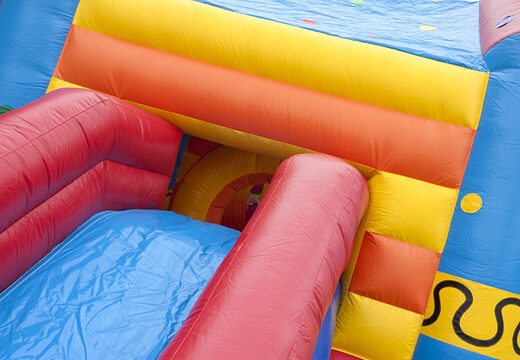 Buy a clown inflatable covered bouncer with a 3D object on the roof at JB Inflatables UK. Order bouncers online at JB Inflatables UK