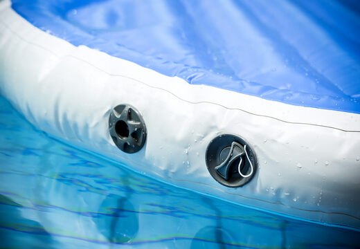 Buy a unique inflatable multifunctional splash plateau for both young and old. Order inflatable pool games now online at JB Inflatables America