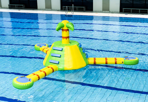 Buy an airtight jungle themed inflatable play island for both young and old. Order inflatable water attractions now online at JB Inflatables America