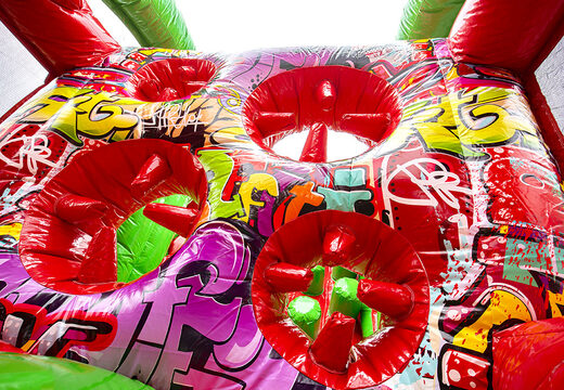 Mega inflatable Stadt Dormund Jugendamt obstacle course for both young and old. Buy inflatable obstacle courses online now at JB Promotions UK