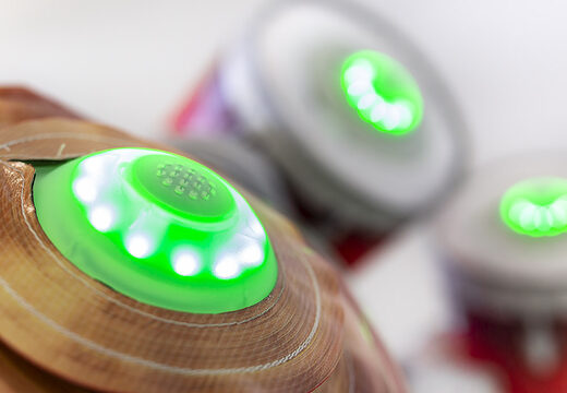 Inflatable drum set with interactive game system