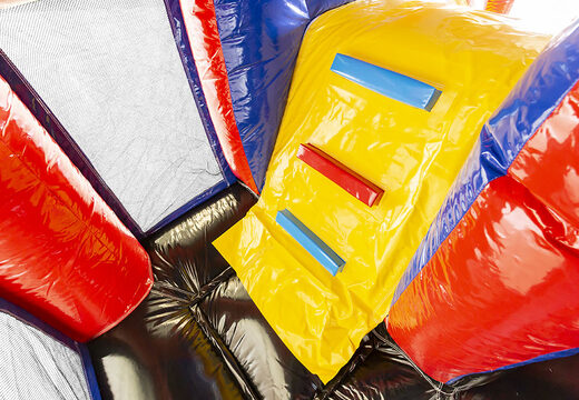 Order a bespoke Captian Jack Multiplay Fire Brigade Indoor inflatable bounce house online at JB Promotions JB Hinchables España; specialist in inflatable advertising items such as custom bouncy castles