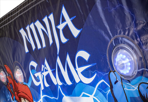 Inflatable IPS Splash Wall Ninja detail themed with a water spray on the top for young and old alike. Buy inflatable IPS Splash Walls now online at JB Inflatables America 