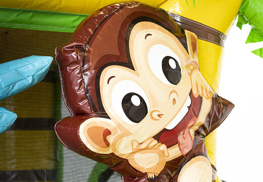 Order mini inflatable jungle multiplay bouncer with slide for children. Buy inflatable bouncers online at JB Inflatables UK