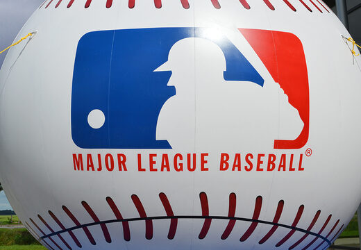 Buy a large Mega Major League inflatable product replica Baseball. Order blow up advertising now online at JB Inflatables UK