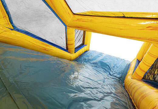 Buy modular 19m marble themed obstacle course with matching 3D objects for kids. Order inflatable obstacle courses now online at JB Inflatables UK