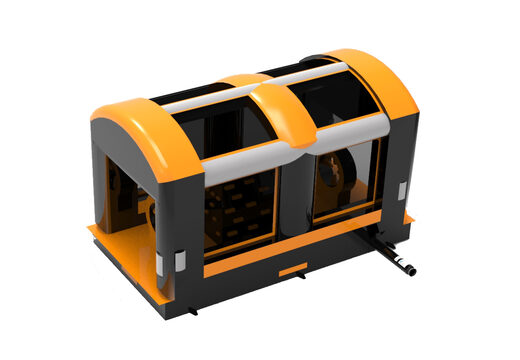 Mega inflatable 40-piece giga modular Wall Climber assault course for children. Order inflatable obstacle courses online now at JB Inflatables UK