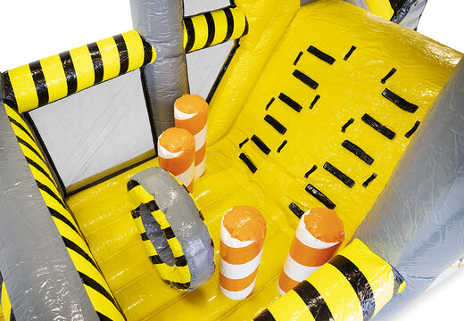 Buy 9 meter inflatable obstacle course with heavy duty themed 3D objects for kids. Order inflatable obstacle courses now online at JB Inflatables UK