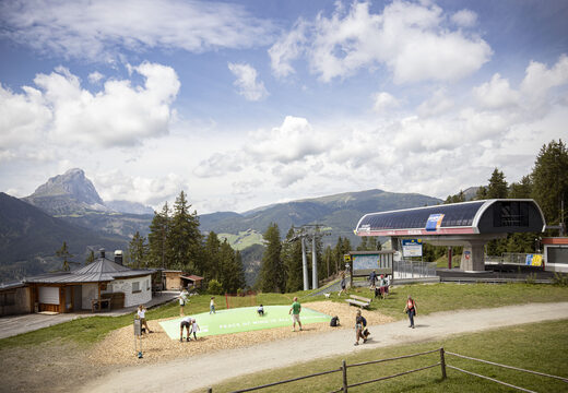 Inflatable themed St. Vigil airmountain custom made for kids. Buy inflatable airmountains at JB Inflatables UK