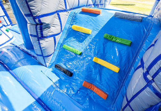 Multiplay indoor castle bouncer with a slide for children. Order bouncers online at JB Inflatables UK