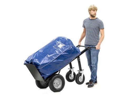 handige steekwagen zwart met vier wielen kopen voor inflatables