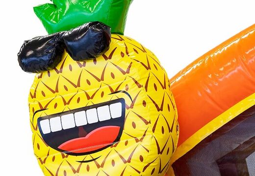 Buy inflatable multiplay bouncy castle in flamingo theme with connectable baths for children at JB Inflatables UK. Order bouncy castles online at JB Inflatables UK