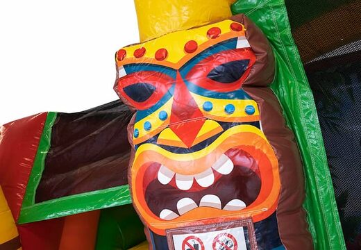 Order indoor inflatable multiplay bouncy castle in Hawaii theme for kids at JB Inflatables UK. Buy bouncy castles online at JB Inflatables UK