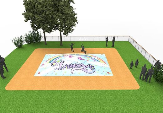 Order an inflatable airmountain with a unicorn theme for children. Buy inflatable airmountains now online at JB Inflatables UK