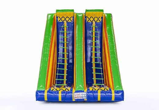 Opblaasbare Twister ladder te koop voor klimmen kinderen attractie zeskamp bij JB Inflatables