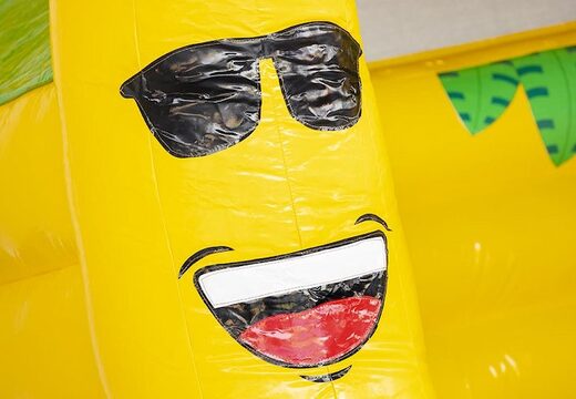 Inflatable Standard Air Cushion With Bananas And Monkeys On It For Sale For Kids