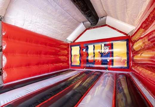 order standard inflatable air cushion in animal hotel with 3d animals for kids