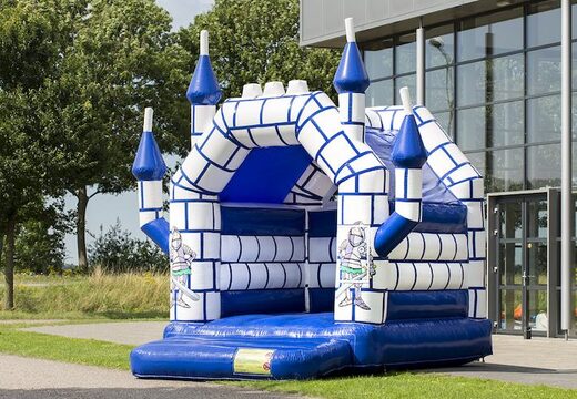 Small bouncer in castle theme for children to buy. Buy bouncers at JB Inflatables UK online