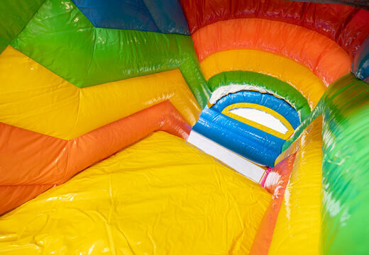 Mini Multiplay inflatable air cushion for sale in Unicorn theme for your kids. Order inflatable air cushions at JB Inflatables America