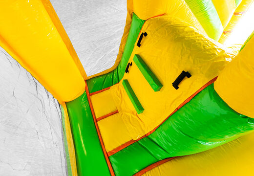 Inflatable multi box bouncy castle dino covered for sale