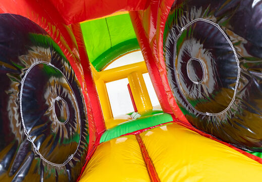 Inflatable multi box bouncy castle safari for sale