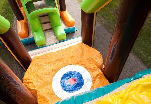 Jump on an obstacle course bouncy castle