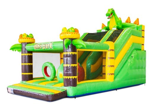 Buy a large bouncy castle with slide and obstacles at JB Inflatables