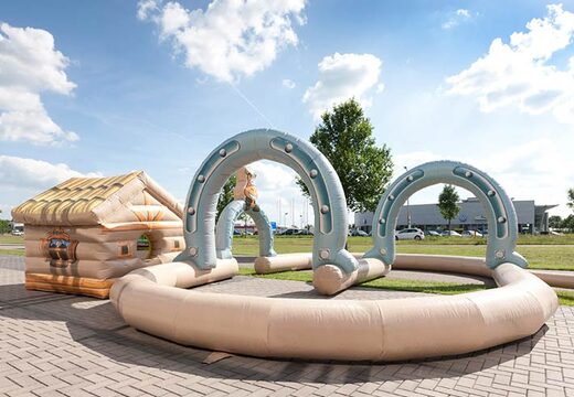 Western inflatable race track
