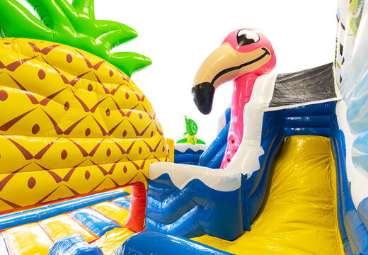 Slide from bounce house Slideworld in Hawaii theme