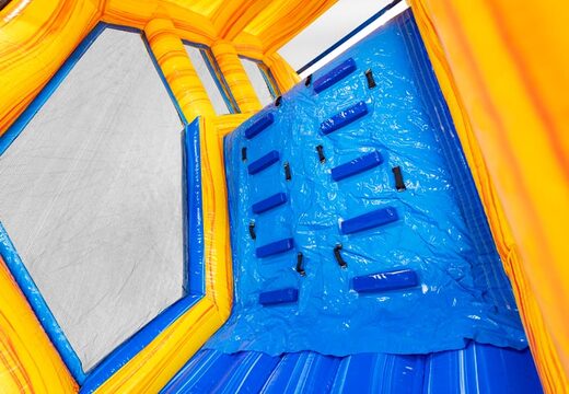 Climbing wall of Base Jump module in obstacle course