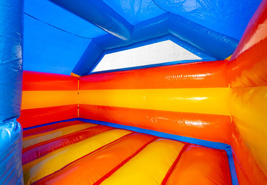 Buy the Covered Slide Combo Double Slide Inflatable Castle in Beach Theme online at JB
