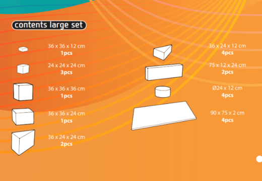 Purchase the contents of the Softplay Large set in Standard theme online