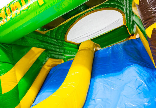 Buy blue green yellow slide from inflatable Multiplay dubbelslide at JB