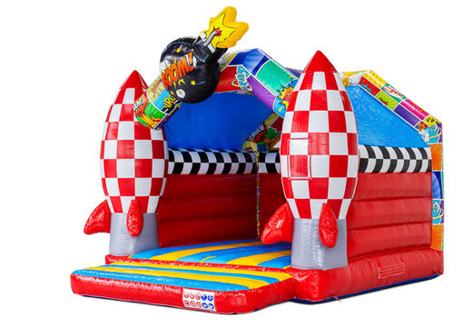 A-frame bouncy castle inflatable game in Comic style for sale at JB Inflatables